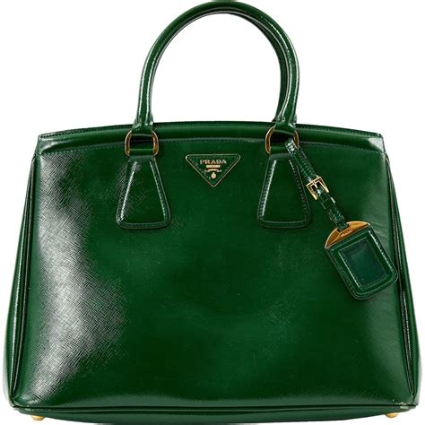 green prada tote bag|green Prada satchel.